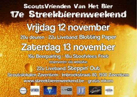 Affiche 2021 - Streekbierenweekend Zaventem 