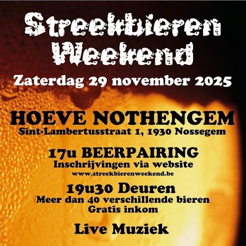 Affiche - Streekbierenweekend Zaventem 